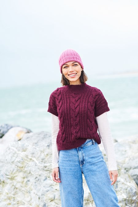 Aran Sweater & tank top patterns from Stylecraft | 10088
