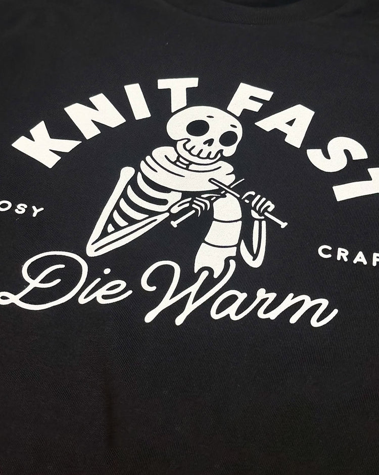 Knit Fast Die warm  100% cotton T-shirt