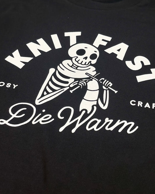Knit Fast Die warm  100% cotton T-shirt