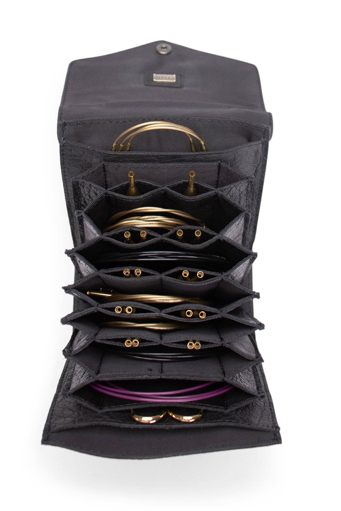 Betina Needle Case: Black / One size