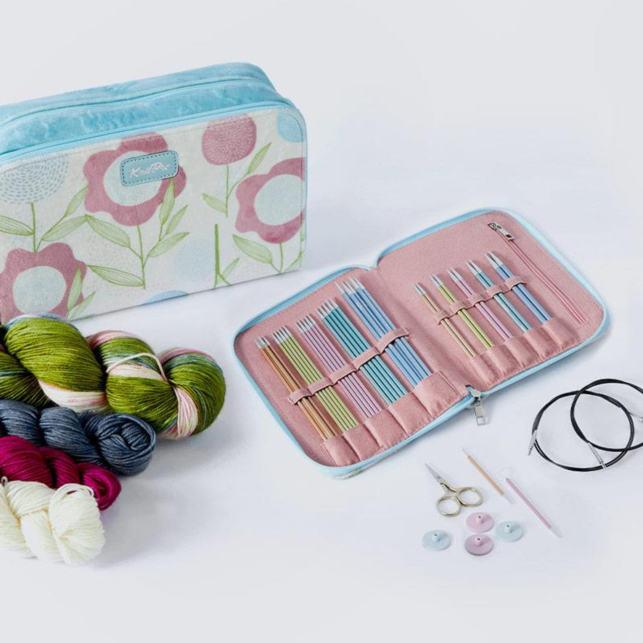Sweet Affair Interchangable needle and DPN Gift Set from KnitPro