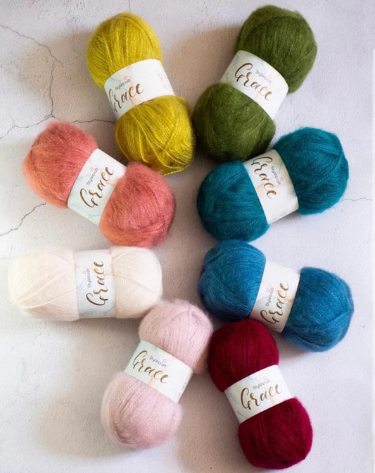 Grace by Stylecraft - Premium Acrylic, Mohair & Wool ARAN