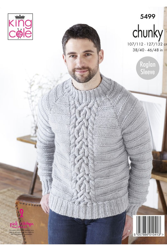 Chunky Unisex Cable sweater patterns | 5499