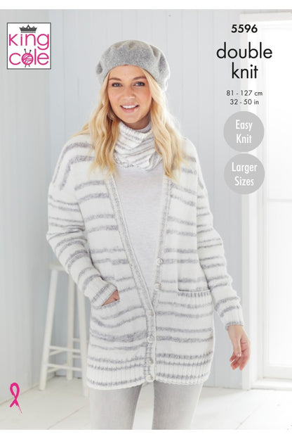DK Cardigan & cowl pattern | 5596