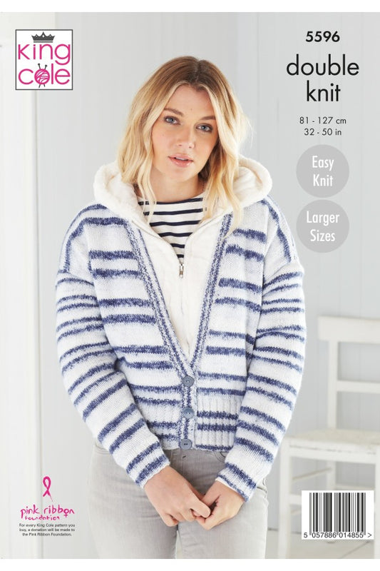 DK Cardigan & cowl pattern | 5596