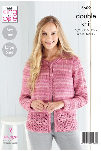 DK cardigan & waistcoat patterns | 5609