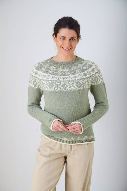 DK colour-work sweater patterns from King Cole | 6282