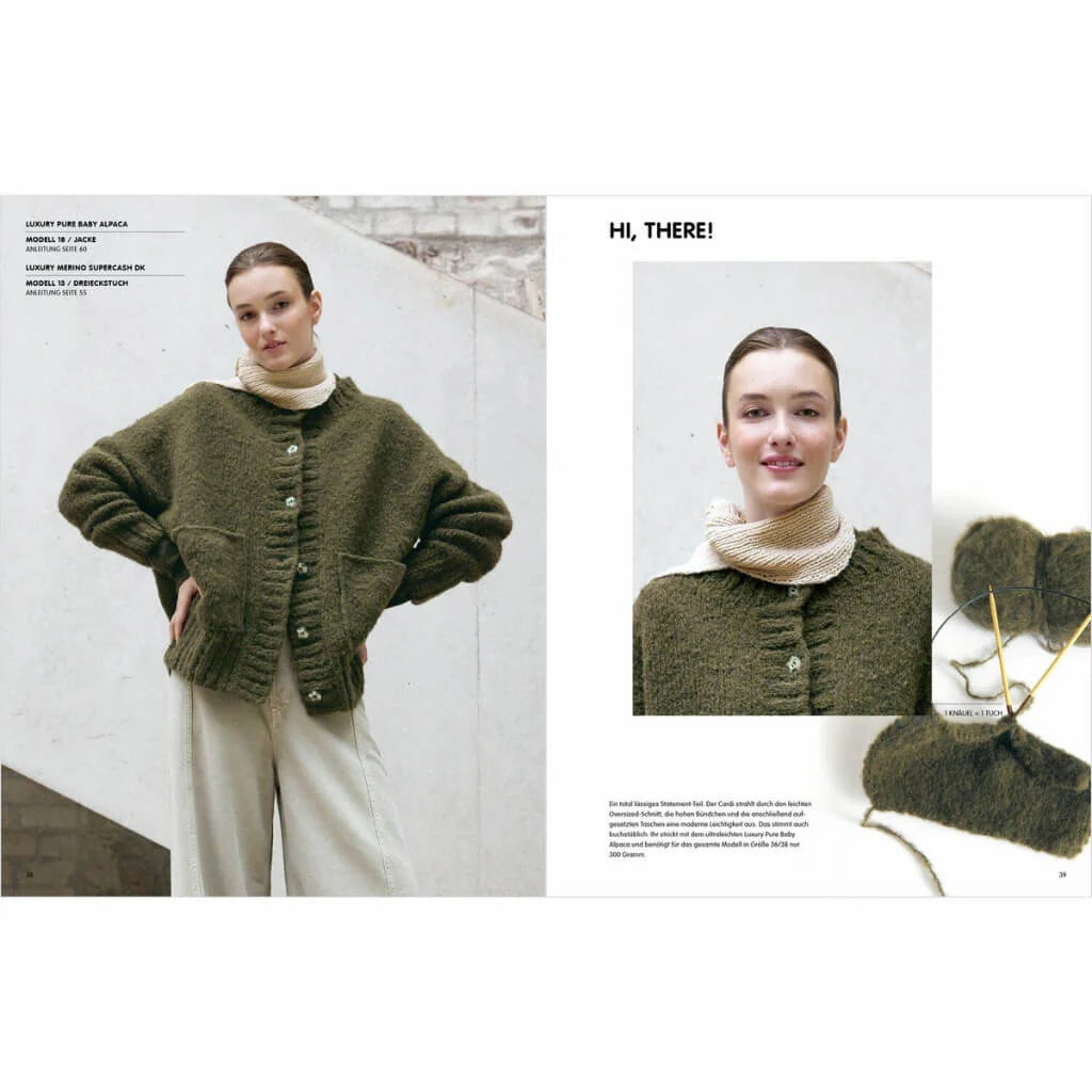 Luxury Knits pattern book | Rico Design