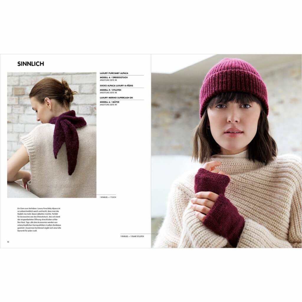 Luxury Knits pattern book | Rico Design