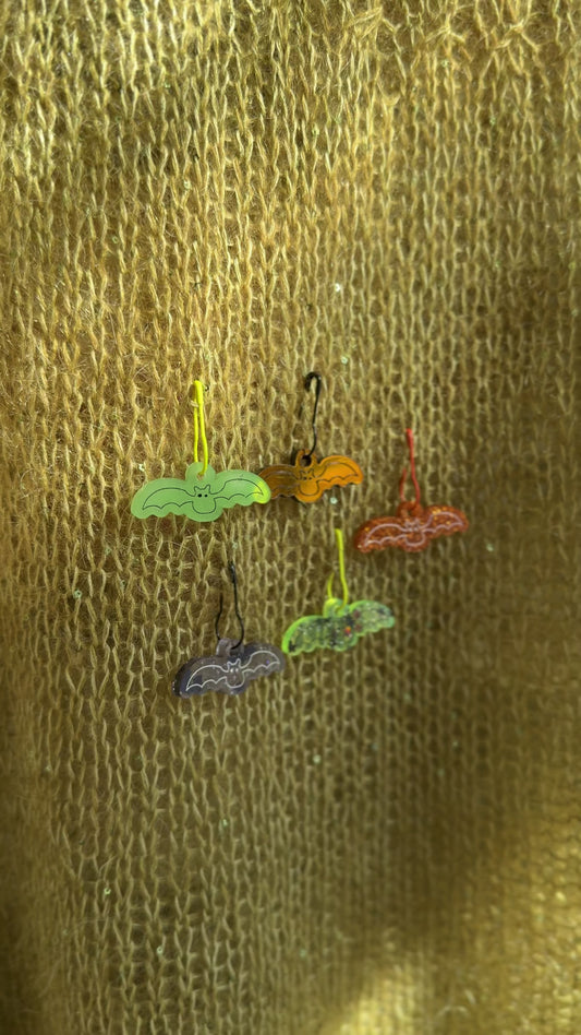 Spooky Bat Stitch Markers