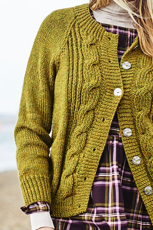 Aran cabled cardigan patterns from Stylecraft | 9871