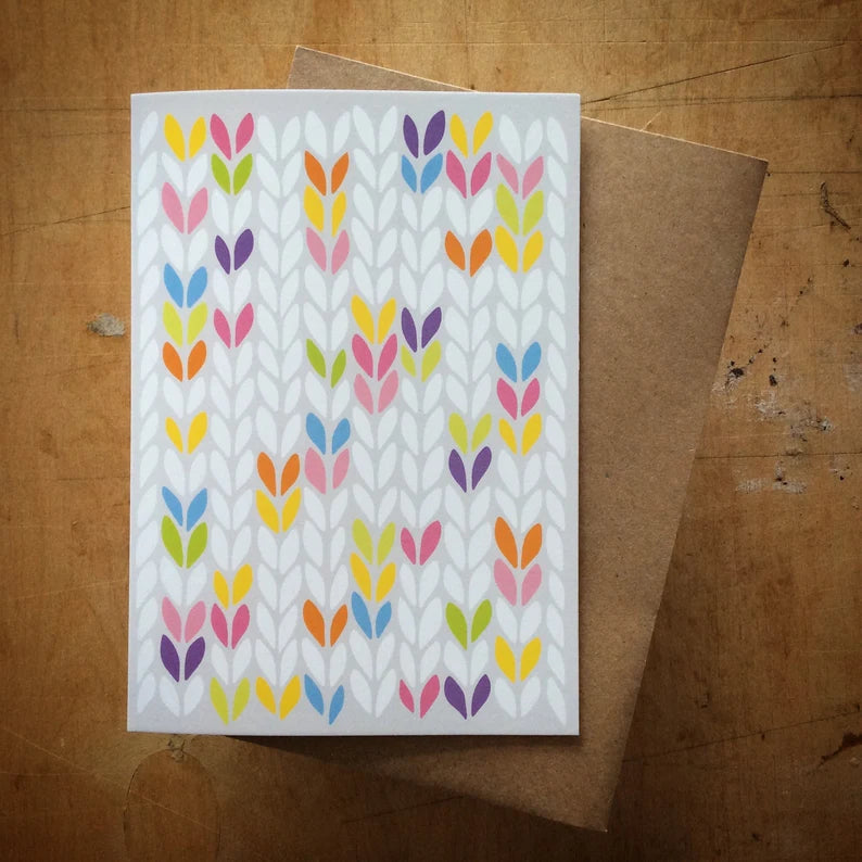 Stitch Motif greetings cards | assorted designs | Tilly Flop Designs