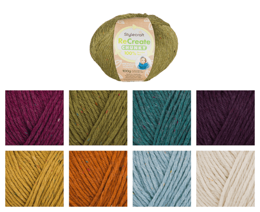 Recreate Chunky - Recycled wool blend from Style craft