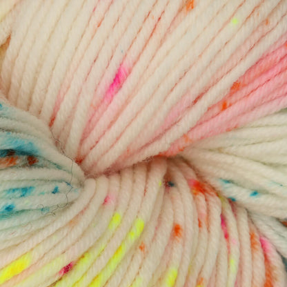 Neon Confetti Merino DK from Symfonie hand dyed yarns